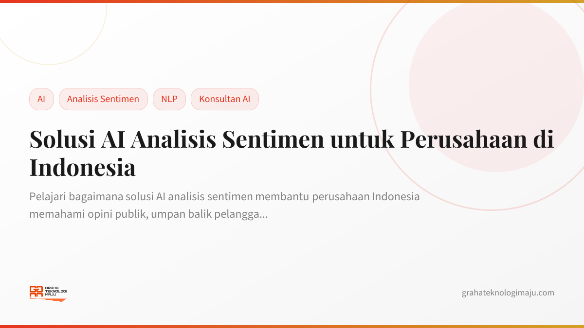Solusi AI Analisis Sentimen untuk Perusahaan di Indonesia