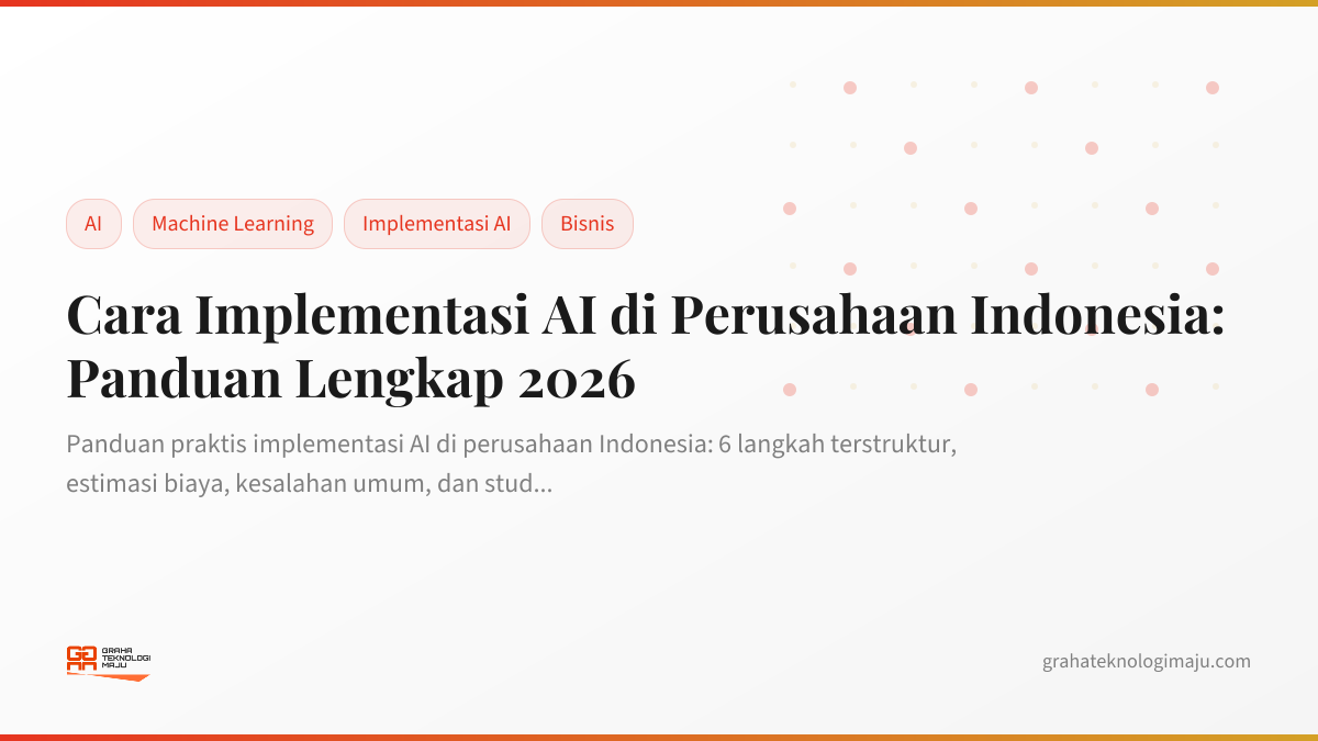 Cara Implementasi AI di Perusahaan Indonesia: Panduan Lengkap 2026