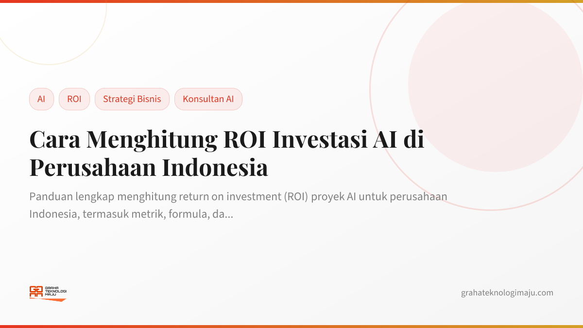 Cara Menghitung ROI Investasi AI di Perusahaan Indonesia