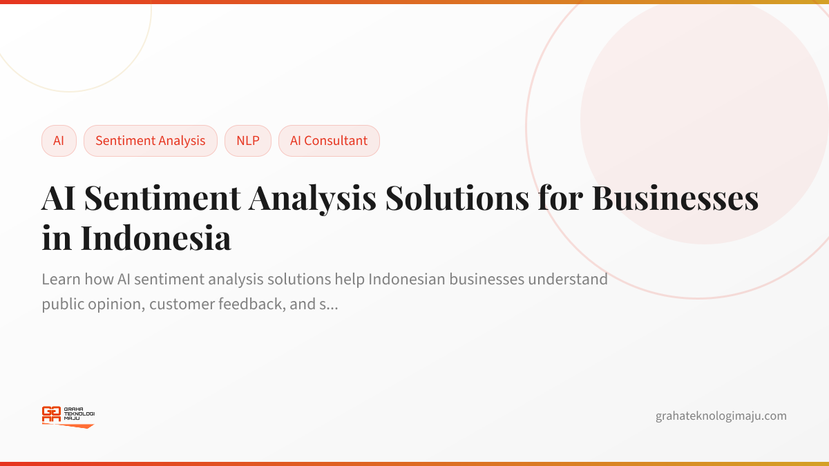AI Sentiment Analysis Solutions for Businesses in Indonesia