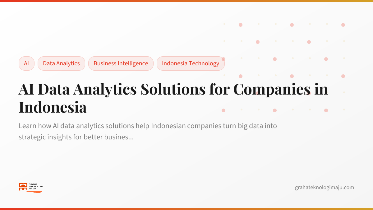 AI Data Analytics Solutions for Companies in Indonesia