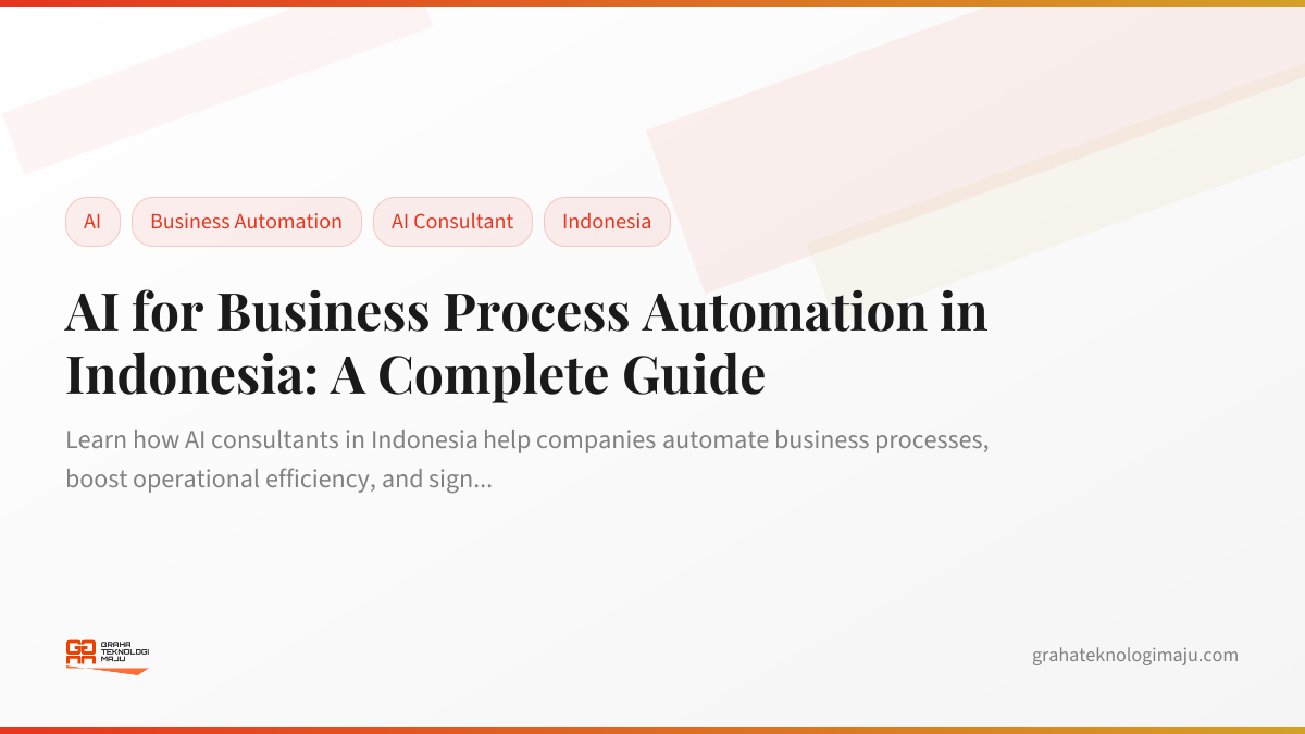 AI for Business Process Automation in Indonesia: A Complete Guide