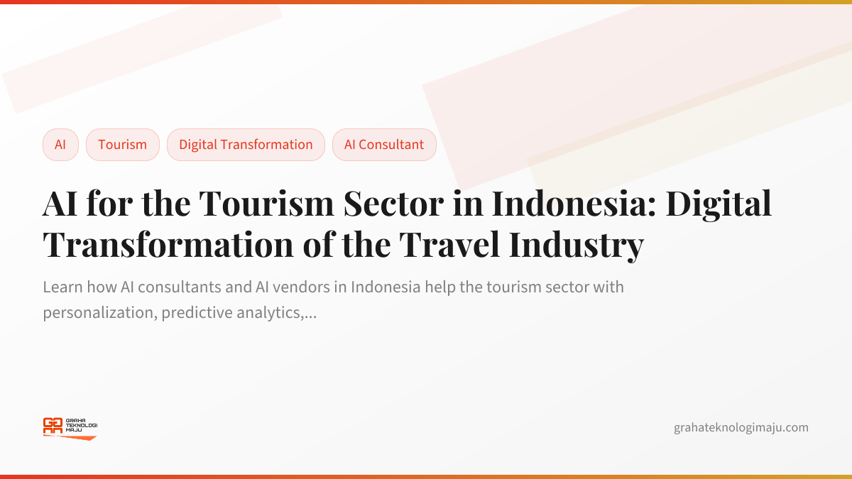 AI for the Tourism Sector in Indonesia: Digital Transformation of the Travel Industry
