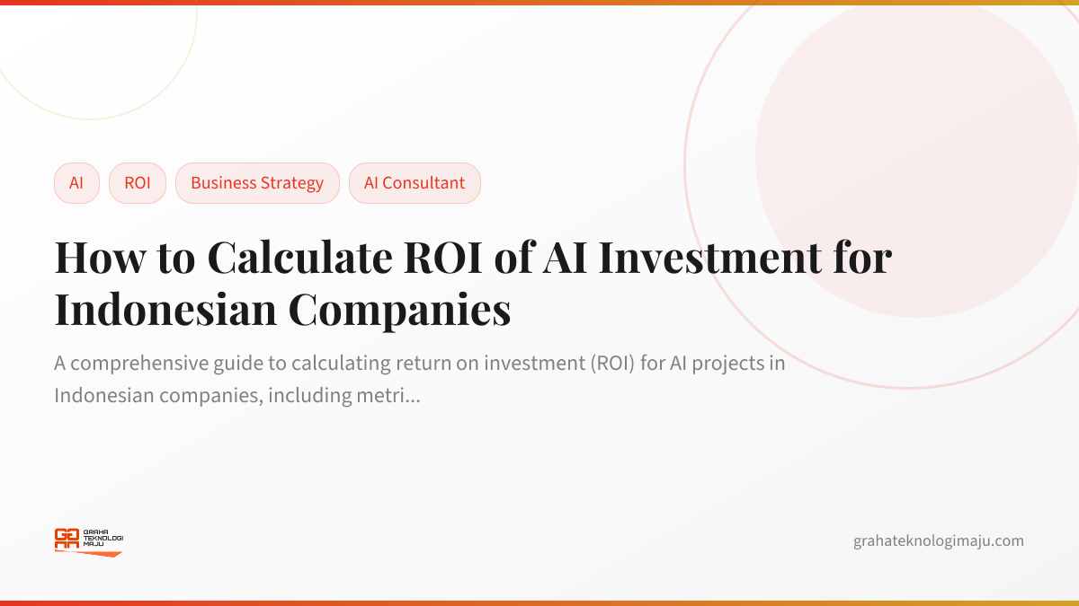 How to Calculate ROI of AI Investment for Indonesian Companies
