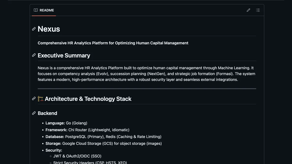 Nexus PU: HR Analytics & Succession Planning Platform