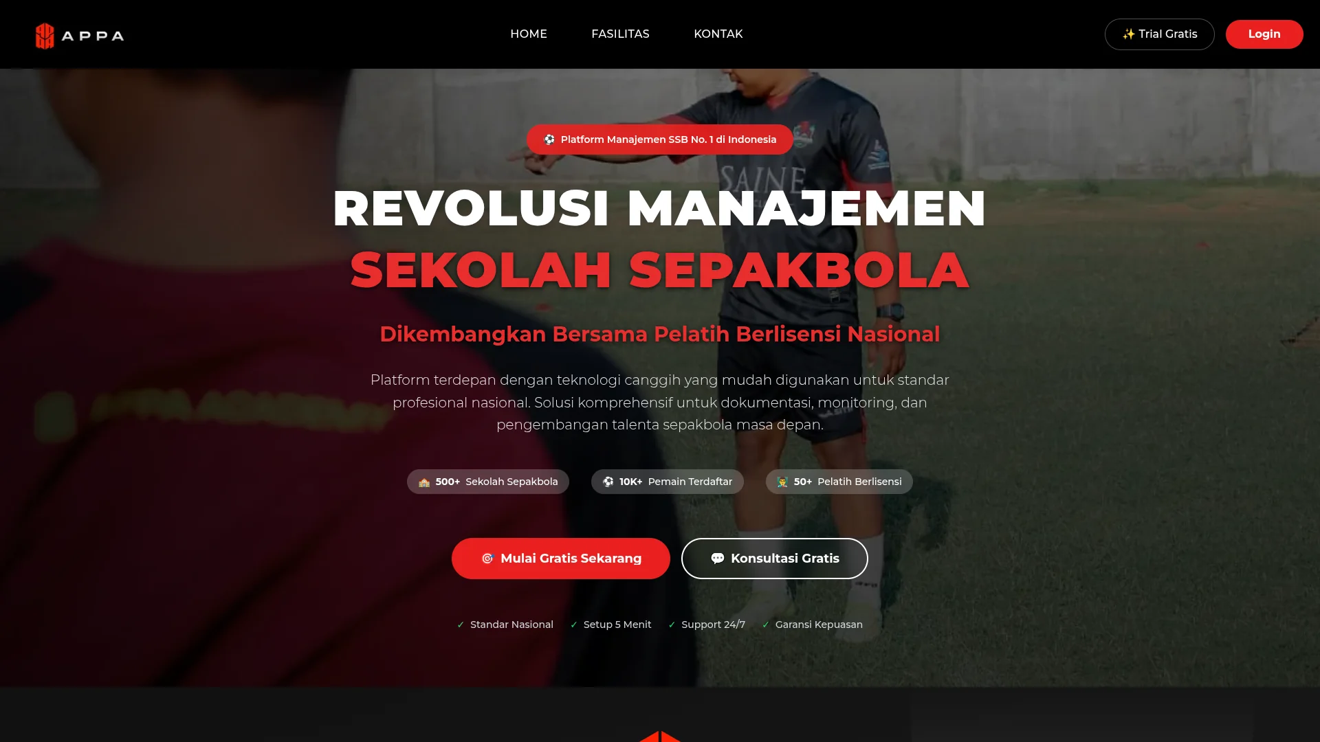 APPA Academy: Soccer School Management System