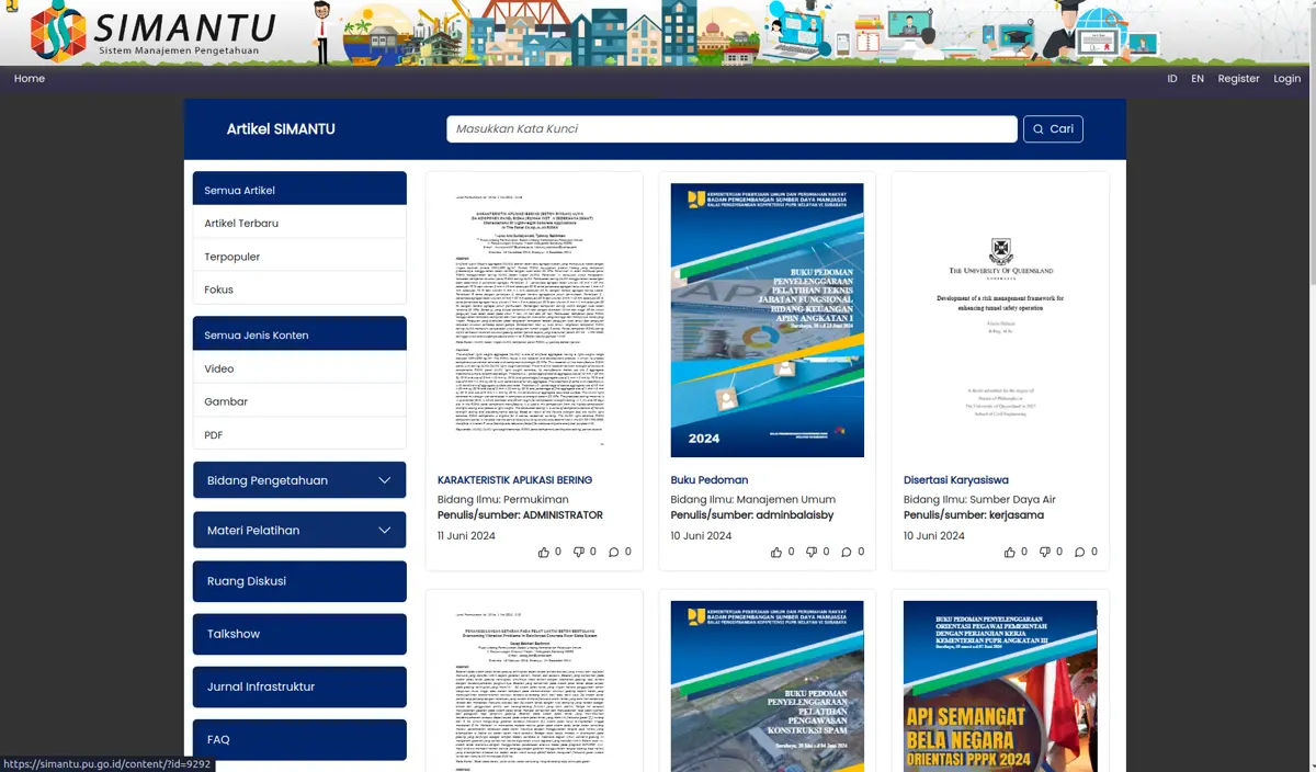 SIMANTU - Sistem Manajemen Pengetahuan